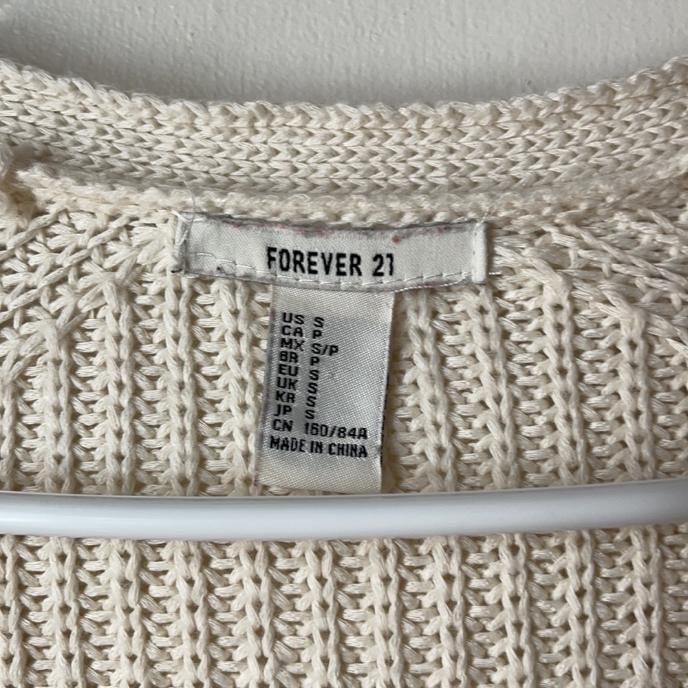 Forever 21 black and white cardigan - Picture 3 of 3